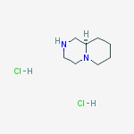 Structure of 2H-Pyrido[1,2-a]pyrazine, octahydro-, dihydrochloride, (9aR)-
