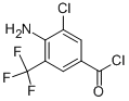 Structure of 4-Amino-3-chloro-5-(trifluoromethyl)benzoyl chloride