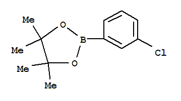 Structure of 3-CHLOROPHENYLBORONIC ACID, PINACOL ESTER