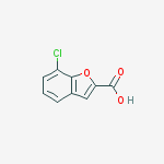 Structure of 7-Chlorobenzofuran-2-carboxylic acid