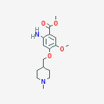 Structure of Methyl 2-aMino-5-Methoxy-4-(1-Methylpiperidin-4-ylMethoxy)benzoate