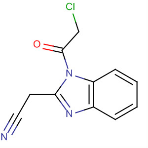 1H-Benzimidazole-2-acetonitrile, a-(chloroacetyl)-结构式