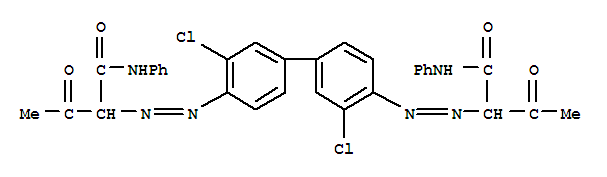 Structure of Pigment Yellow 13