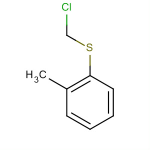 1-(氯甲基硫烷基)-2-甲基苯结构式