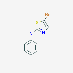 5-Bromo-N-phenylthiazol-2-amine结构式