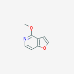 Structure of 4-methoxy-Furo[3,2-c]pyridine