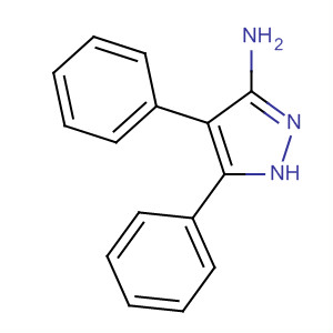 3,4-二苯基-1H-吡唑-5-胺结构式