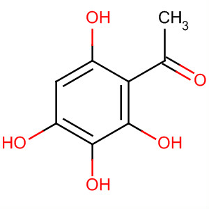 Structure of Ethanone, 1-(2,3,4,6-tetrahydroxyphenyl)-