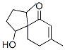1-Hydroxy-4,8-dimethylspiro[4.5]dec-7-en-6-one结构式