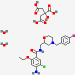 MOSAPRIDE 柠檬酸盐结构式