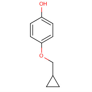 Structure of Phenol, 4-(cyclopropylmethoxy)-