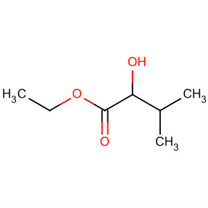 Structure of Butanoic acid, 2-hydroxy-3-methyl-, ethyl ester, (2S)-
