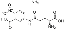 L-γ-谷氨酰基-3-羧基-4-硝基苯胺铵盐结构式