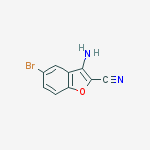 Structure of 3-Amino-5-bromobenzofuran-2-carbonitrile