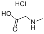 Structure of SARCOSINE HYDROCHLORIDE