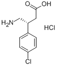 R(+)-巴氯芬盐酸盐结构式