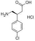 S(-)-BACLOFEN HCL结构式