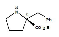 Structure of (S)-ALPHA-BENZYL-PROLINE-HCL