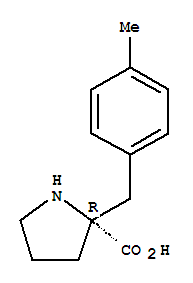 (R)-ALPHA-(4-METHYLBENZYL)-PROLINE-HCL结构式