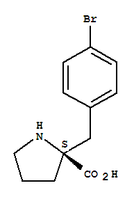 Structure of (S)-ALPHA-(4-BROMOBENZYL)-PROLINE-HCL
