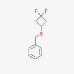 Structure of (3,3-Difluorocyclobutoxymethyl)benzene