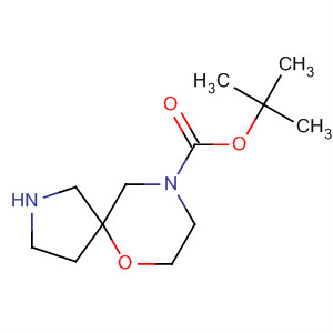 Structure of 6-Oxa-2,9-diazaspiro[4.5]decane-9-carboxylic acid, 1,1-dimethylethylester
