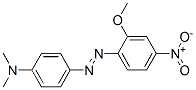 Structure of 4-[(2-methoxy-4-nitrophenyl)azo]-N,N-dimethyl-Benzenamine