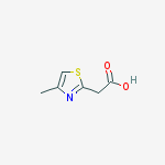 2-(4-methylthiazol-2-yl)acetic acid结构式