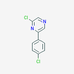 Structure of 2-chloro-6-(4-chlorophenyl)pyrazine