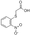 Structure of (2-NITROPHENYL)THIO]ACETIC ACID