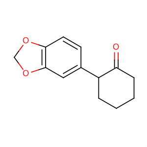 Structure of Cyclohexanone, 2-(1,3-benzodioxol-5-yl)-