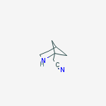 2-AZABICYCLO[2.1.1]HEXANE-1-ACETONITRILE结构式