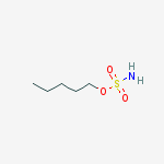 Structure of Pentyl sulfamate