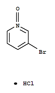 Pyridine,3-bromo-, 1-oxide, hydrochloride (1:1)结构式