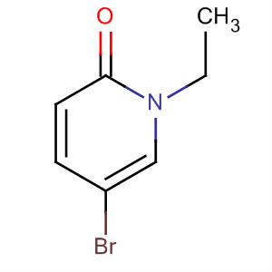 Structure of 2(1H)-Pyridinone, 5-bromo-1-ethyl-