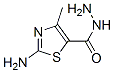 Structure of 2-AMINO-4-METHYL-1,3-THIAZOLE-5-CARBOHYDRAZIDE