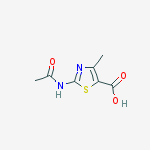 2-Acetylamino-4-methylthiazole-5-carboxylic acid结构式