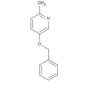 Structure of Pyridine, 2-methyl-5-(phenylmethoxy)-