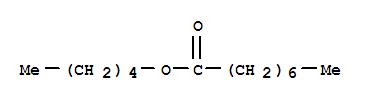 Structure of pentyl octanoate