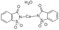 Structure of CALCIUM SACCHARIN HYDRATE
