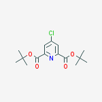 Structure of Di-tert.-butyl 4-chloro-2,6-pyridinedicarboxylate