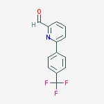 Structure of 6-[4-(TRIFLUOROMETHYL)PHENYL]PYRIDINE-2-CARBALDEHYDE