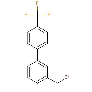 Structure of 1,1'-Biphenyl, 3-(bromomethyl)-4'-(trifluoromethyl)-
