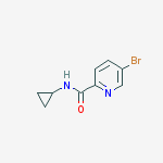 Structure of 5-Bromo-N-cyclopropylpyridine-2-carboxamide