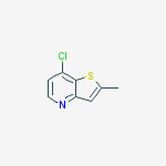 Structure of 7-Chloro-2-Methyl-thieno[3,2-b]pyridine
