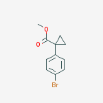 Structure of Methyl 1-(4-bromophenyl)cyclopropanecarboxylate