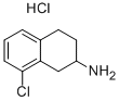 8-CHLORO-1,2,3,4-TETRAHYDRO-NAPHTHALEN-2-YLAMINE HYDROCHLORIDE结构式