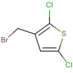 Structure of Thiophene, 3-(bromomethyl)-2,5-dichloro-
