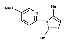 Structure of 5-METHOXY-2-(2,5-DIMETHYL-1H-PYRROL-1-YL)PYRIDINE