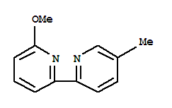 Structure of 2,2-BIPYRIDINE,6-METHOXY-5-METHYL-